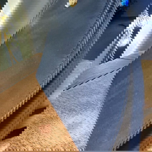 Πετριδης shoulder bag δερμάτινη μπλε σαν καινούργιο