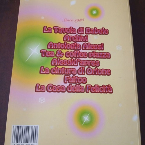Alessi Officina Design catalog like new, 148 pages, authentic Italy