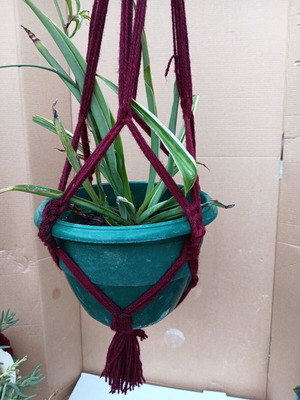 Handmade macrame in excellent condition