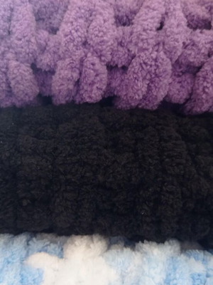 Handmade Alize Puffy single blanket made to order, hypoallergenic
