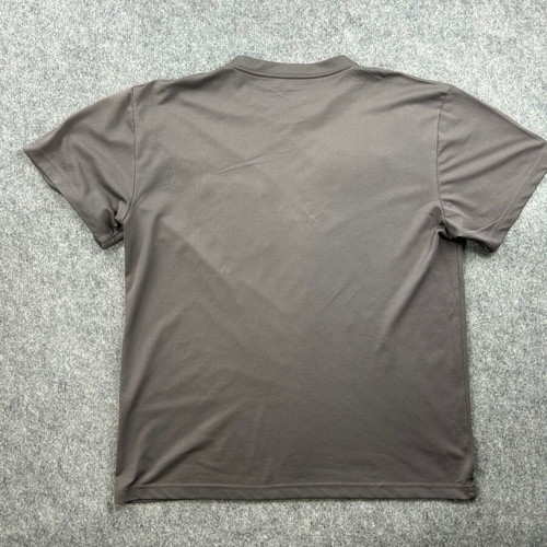 Dickies men's T-shirt Large grey polyester oversized