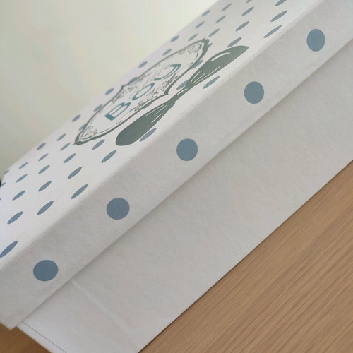 Paper storage box new with little boy theme