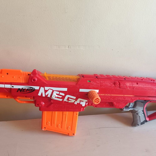 Nerf Mega blaster used, missing bipod and darts