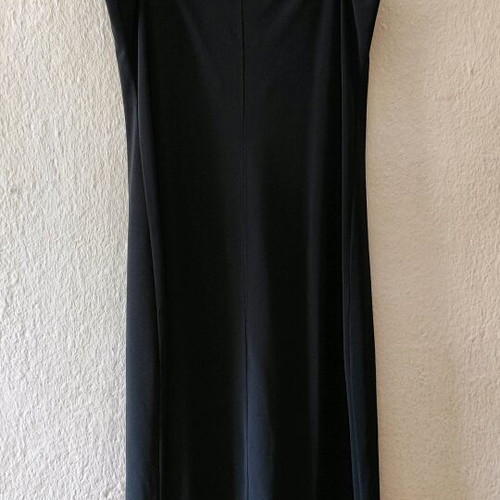Black spaghetti strap dress used, size S
