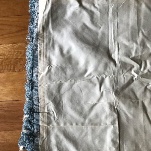 Set of 2 Silk Brocade Antique Curtains
