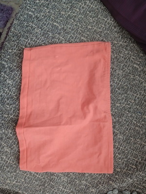 Tube top medium-small strapless crop coral like new