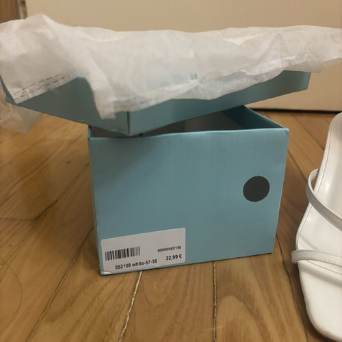 Tsoukalas Shoes white mules size 38 like new
