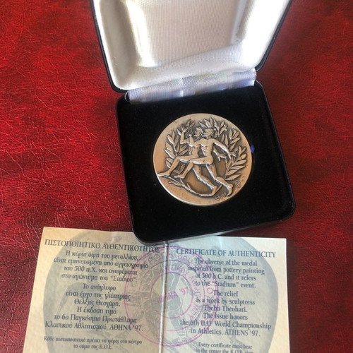 Commemorative Medal of 6th IAAF World Championship used