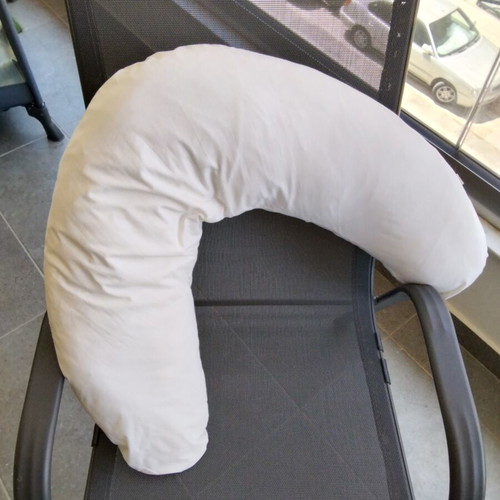 Mothercare nursing pillow used with removable pillowcase
