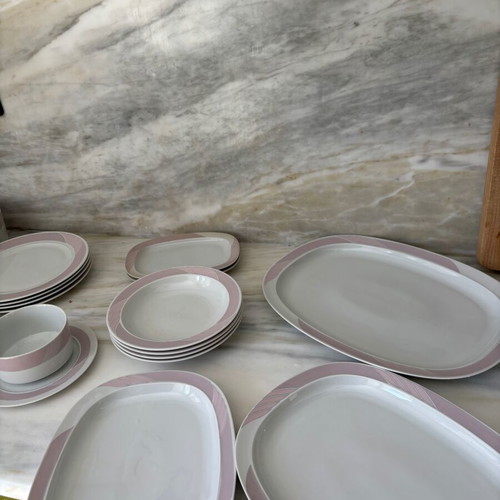 Ionia Ellas porcelain serving set 22 pieces like new