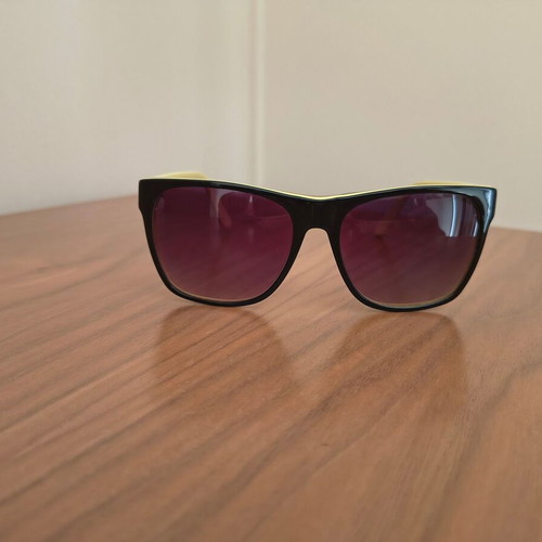 El Greco 9036 sunglasses used, unisex, black with yellow