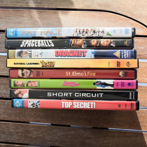 Comedy DVD pack of 8 used with English subtitles