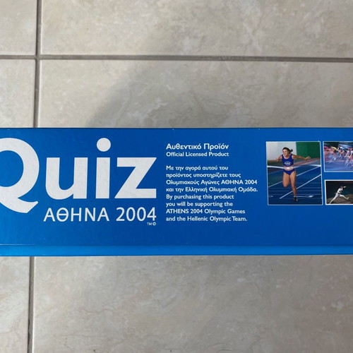 Quiz Athens 2004 board game new with 776 questions about Olympic Games