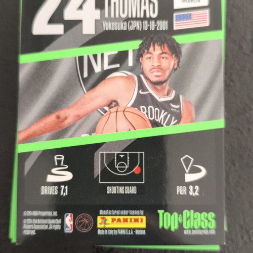 Panini Top Class 2024 NBA Basketball Card Thomas Nets like new
