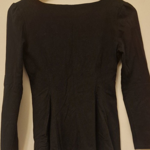 Blouse with sleeve like new, black, size small-medium