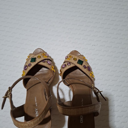 DKNY platform shoes used, size 37-37.5, multicolor