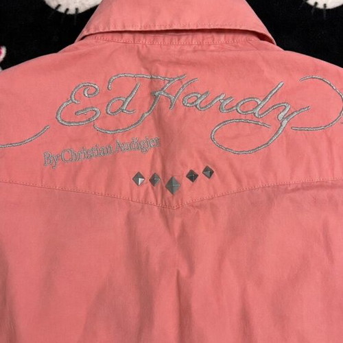 Ed Hardy shirt new, pink, size M