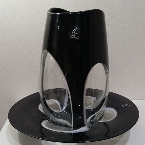 Capolavoro Art Glass Sommerso set like new