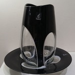 Capolavoro Art Glass Sommerso set like new