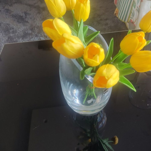 Rogaska crystal vase like new, handmade