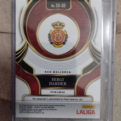 Sergi Darder Autograph card new