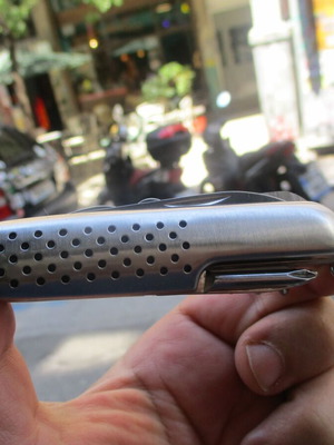 Multitool for explorers and travelers like new, steel, 9-10 cm
