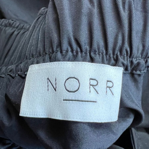 Norr Nicole black mini nylon skirt, like new, size S