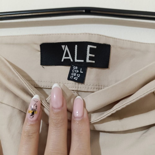 Pants used, beige, size L 40 12