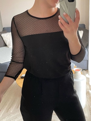 Stradivarius black blouse S like new