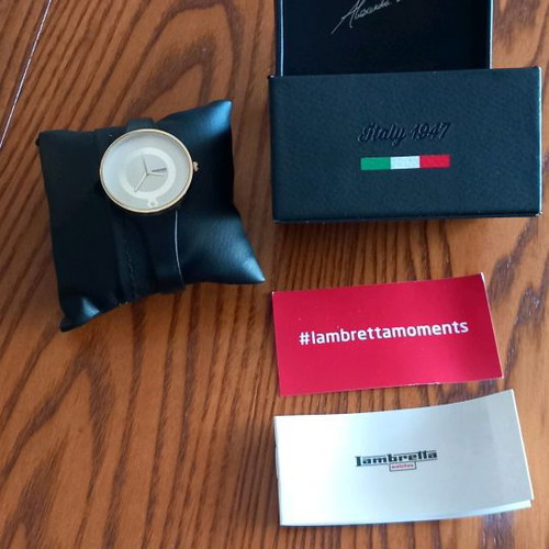 Lambretta women's watch new with black strap