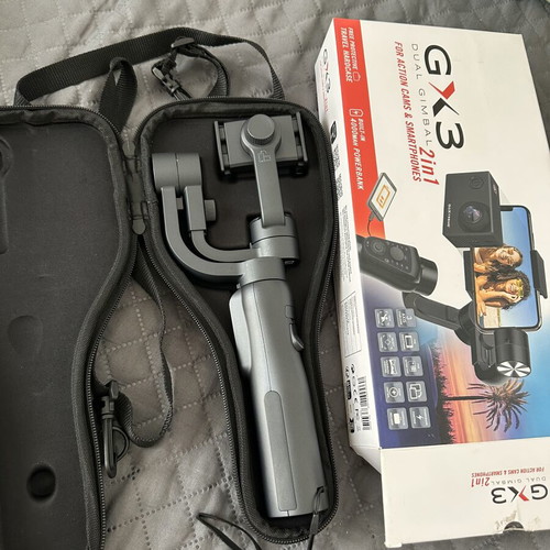 Go Xtreme Action Cams Dual Gimbal like new with built-in camera