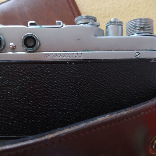Rangefinder camera 1958 with Industar 50 lens, 50mm f3.5, USSR