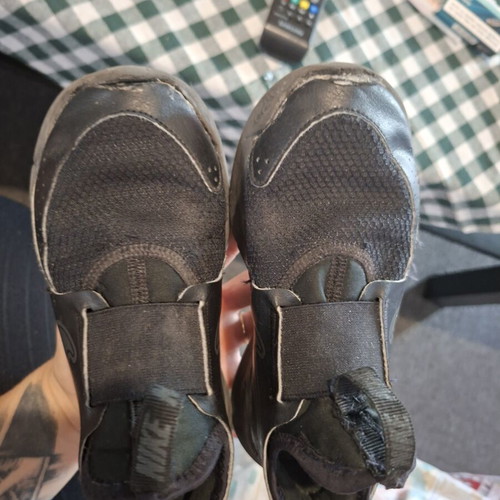 Nike Flex Runner athletic shoes used, size 31.5, black