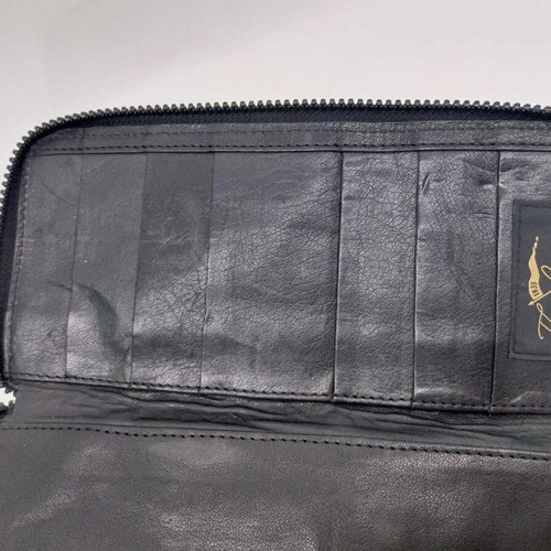 Портфейл Thomas Burberry черен кожен като ново