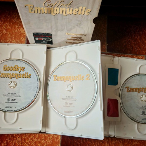 Coffret Emanuelle 3 DVD box set new without subtitles