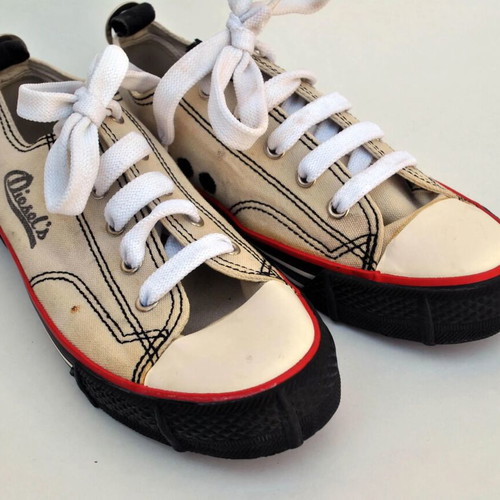 Diesel vintage canvas sneakers like new, white, size 37