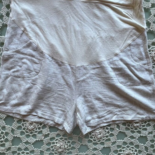 Maternity summer shorts like new, beige, sizes M and L