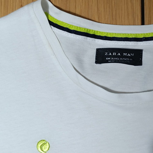 Zara Man Limited Edition Tennis T-Shirt XL like new, white