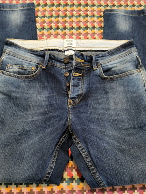 Ανδρικά παντελόνι Τζιν για νέους.Pull&Bear.Fit.Skinny.Eur 40/Mex31.