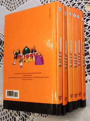 Muzzy Interactive 6-Book Set with CD ROM like new, language learning