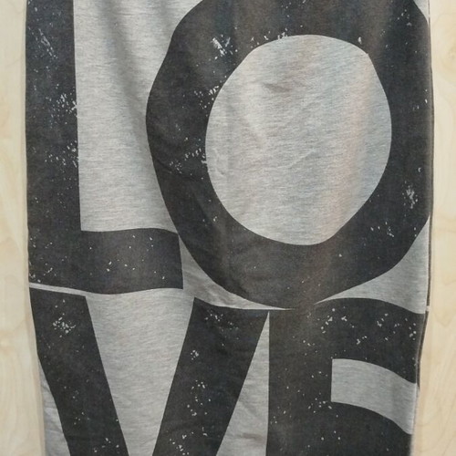 Paranoia Y2K grey midi pencil skirt like new, small-medium