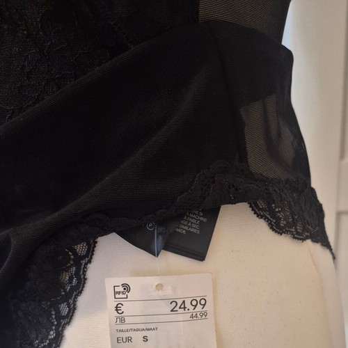 H&M bodysuit new, black