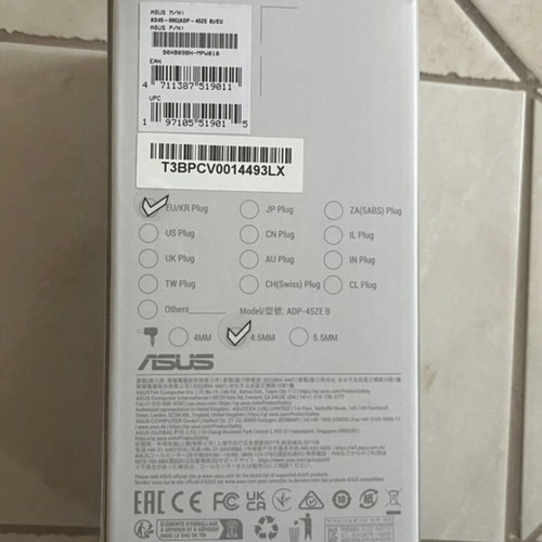 Asus 45W charger new