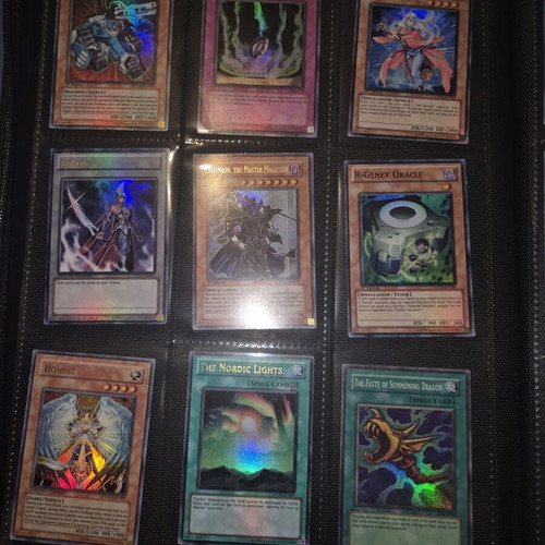 Yugioh Binder used with mostly very good condition cards
