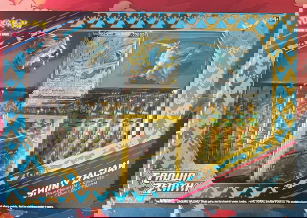 Pokemon TCG: Crown & Zenith Shiny Zacian Premium Figure Collection - Sealed