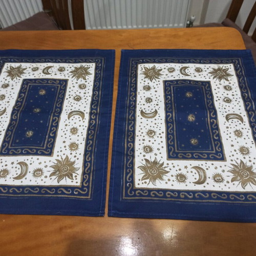 Boho napkins like new for decoration 37.5x29 cm