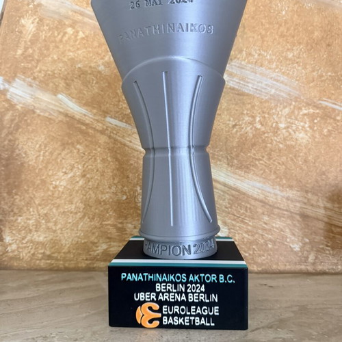 Euroleague Trophy Panathinaikos like new official replica