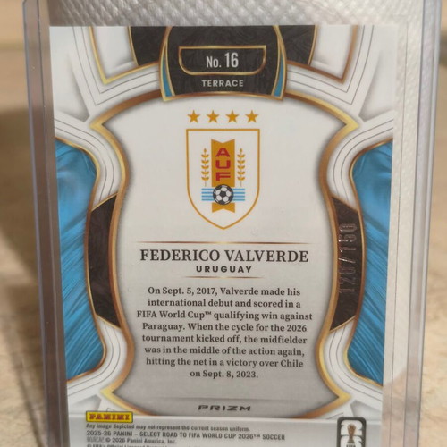 Federico Valverde Terrace Prizm card new