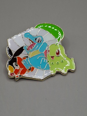 Pokemon TCG Deluxe Pin Chikorita Tepig Totodile καινούργιο, Ascended Heroes