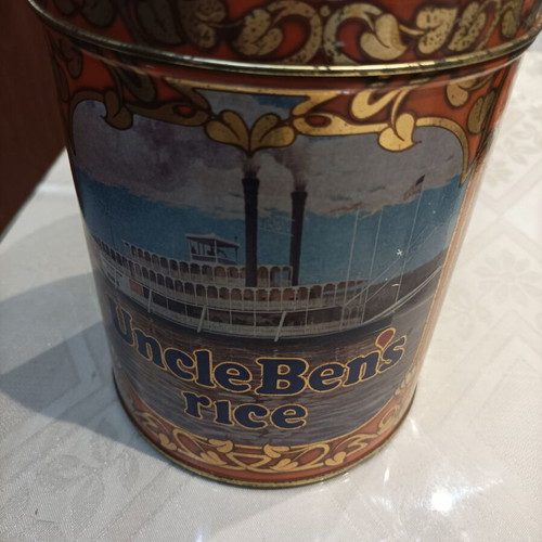 Collectible rice box from the 80s like new